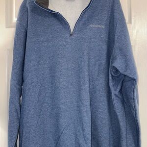 Columbia Men's Zip Up Sweater in Blue